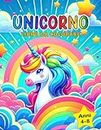 Unicorno libro da colorare: Per bambini dai 4-8 anni