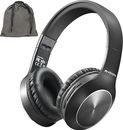 Bluetooth Headphones over Ear 68H Playtime with 3 EQ Music Modes Wireless Black