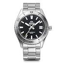Orient Mako40 Mako 40 Automatic Watch, Mechanical Automatic Diver's Watch, RN-AC0Q01B, Men's Black, Black, 1個, sports
