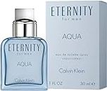 CK Eternity Aqua EDT Eau de Toilette Mens Gents Fragrance Aftershave Cologne 30ml