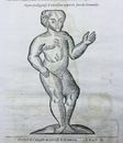 Gynécologie 1614 Enfant Monstre Sens Eberbach Allemagne Rare Gravure sur Bois