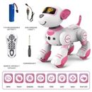 NEW Pink Kids Smart Dancing Stunt Intelligent Robot Dog Remote Control Toy Gift