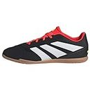 adidas Unisex Predator Club Indoor Sala Football Boots Sneaker, Core Black/Cloud White/Solar Red, 8 UK