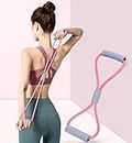 Wolpin Resistance Band for Workout Back Set Exercise & Stretching Pull Up Bands for Home Exercise Bands Gym Men & Women Yoga Resistance Tube Loop Bands Toning Bands Kit, Thermoplastic Elastomer (TPE)