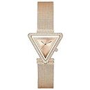 GUESS Analog Gold Dial Rose Gold Band Women's Stainless Steel Watch-GW0508L3