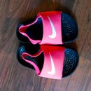 Nike Shoes | Pink Nike Slides 6c | Color: Black/Pink | Size: 6bb