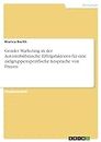 Gender Marketing in der Automobilbranche. Erfolgsfaktoren für eine zielgruppenspezifische Ansprache von Frauen (German Edition)