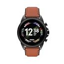 Fossil Gen 6(44Mm, Brown Color) Mens Smartwatch With Amoled Screen, Alexa Built-In, Snapdragon 4100+ Wear Platform, Google Assistant, Spo2, Wellness Features And Smartphone Notifications - Ftw4062