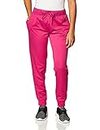 Hanes Women's Sport Performance Fleece Jogger Pants with Pockets, Fresh Berry Solid/Fresh Berry Heather, S