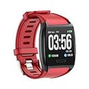 LCARE Watch Activity Tracker, Heart Rate Monitor, Smart Activity Tracker, Alert for Android and iPhone (Red)