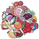 Harsgs Embroidered Fruit Patches, Cute Fruit Iron on/Sew on Patches Applique for Clothes, Dress, Hat, Jeans, DIY Accessories (Pack of 40)…