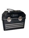 Kobalt Black & Silver Mini Miniature Metal Tin Gift Box Lunchbox Tool Box Chest