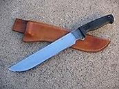 Azula Gun Holsters BUSSE Combat Knife Company Basic 11 Knife Custom Molded Leather Sheath TAN