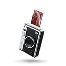 Fujifilm instax mini Evo Black- Fotocamera Ibrida a Sviluppo Istantaneo, Stampante per Smartphone, Design Analogico, 100 Combinazioni di Effetti, Dimensioni Stampa 86 mm x 54 mm