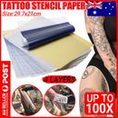 Upto100x Tattoo Stencil Transfer Paper Spirit Thermal Carbon Tracing Copier Kit