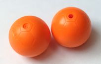 2x Neu Orange Lego Ball, Sport Fußball Einfacher Teil x45