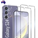 Samsung S24 S23 S22 S21 Ultra FE Plus S20 Full Tempered Glass Screen Protector