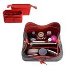 ZTUJO Purse Organizer, Bag Organizer, Insert Purse Organizer With 2 Packs In One Set For LV NeoNoe Noé Series perfectly, Red, standard