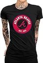 Atlanta Braves - Baseball Sport MLB Mannschaft Team T-Tshirts Camisetas y Tops Hoodie(Small)