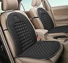Auto Accessori Lupex - Juego de 2 respaldos universales para asientos de coche, furgoneta y silla de oficina, de poliéster, con 92 bolas de masaje, color gris
