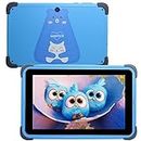 weelikeit Tablette pour Enfants 8 Pouces, Android 13 Tablets pour Enfants avec AX WiFi6, 2GB RAM 32GB ROM, écran IPS HD, 4500 mAh, APP Enfants installée, contrôle Parental, avec Stylet (Bleu)
