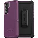 OtterBox Galaxy S22+ Defender Series Case - HAPPY PURPLE, Rugged & Durable, with Port Protection, Includes Holster Clip Kickstand