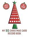 Christmas Card Address Book And Tracker: 10 Year Organizer to Record Xmas Cards Sent & Received