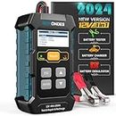 Romondes RD510 3 in 1 Car Battery Tester, Car Battery Desulfator, 12V 4Ah-100Ah Fully Automatic Smart Battery Charger Automotive Pulse Repair