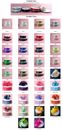 DOUBLE FACED SATIN Ribbon, 50-100yards/Roll, 8 sizes, 34 colors, 100% polyester
