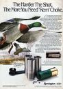 1986 Remington Rem Choke Tubes Duck Hunting Original Color Print Ad