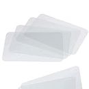 Clear Placemat Set of 4 – Washable Dining or Kitchen Table Mat – Plastic - Heat Resistant