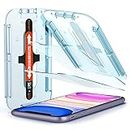 Spigen Tempered Glass Screen Protector [GlasTR EZ FIT] designed for iPhone 11 / iPhone XR [6.1 inch] [Case Friendly] - 2 Pack