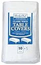 Daily Chef, 3-Ply Tissue Paper Table Covers, White, Pack of 15