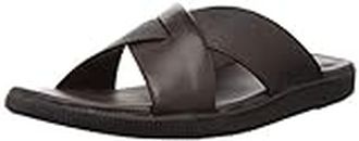 Clarks Men Dark Brown Combi Leather Sandals-8 UK/India (42 EU) (91261466767080)