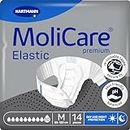 MoliCare Premium Elastic Slip: bei schwerster Inkontinenz für Frauen und Männer; 10 Tropfen, Gr. M (85-120 cm Hüftumfang), 14 Stück