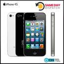 Apple iPhone 4S 8GB 16GB 32GB Unlocked Black White Smartphone - 12M Warranty