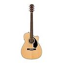 Fender CC-60SCE Concert Cutaway Acoustic Guitar, with 2-Year Warranty, Natural
