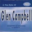 GLEN CAMPBELL Country Karaoke Classics CDG Music CD