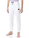 HUGO Cut Logo Pants Loungewear_Pant, White100, M Uomini