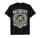 Team MCAFEE Lifetime Member MCAFEE Name Personalized Vintage T-Shirt