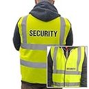 VSafety S-Security Basic High-Visibility Safety Vest, Small, Yellow
