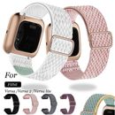 Nylon Elastics Watch Band Strap Wristband For Fitbit Sense 2/Versa 4/3/2/1/Lite