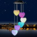 Solar Wind Chimes Outdoor, Color-Changing Solar Hanging Lamp for Garden Decor
