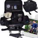 Deluxe Large Camera Padded Carrying Bag for DSLR Cameras/Camcorders