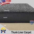Black/Charcoal/Tan Un-Backed Automotive Trunk Liner Carpet 40" Wide -By the Yard