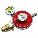 37mb Propane Gas Bottle Regulator With Built in Pressure Gauge Fits Calor Gas & Flogas with POL connection