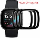 For  Fitbit Versa 1/2/3/4 3D Edge Full Curved Tempered Glass Screen Protector