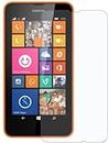 I WANT IT Screen Protector For Nokia Lumia 630 - Crystal Clear Impossible Flexible Fiber Screen Protector Full Flat Screen Coverage Except Curved Edges