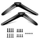 TV Base Stand, TV Legs, Base TV Stand Legs for Roku/Hisense/TCL 27" 28" 29" 30" 32" 37" 40" 55" Smart TV