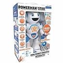 Lexibook Powerman Star Robot télécommandé, Parle et Marche, Programmable STEM pour Enfants 4+, Blanc/Bleu, ROB85FR